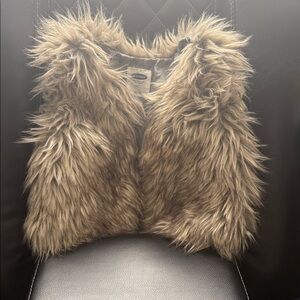 Old Navy Faux Fur Vest - Brown
